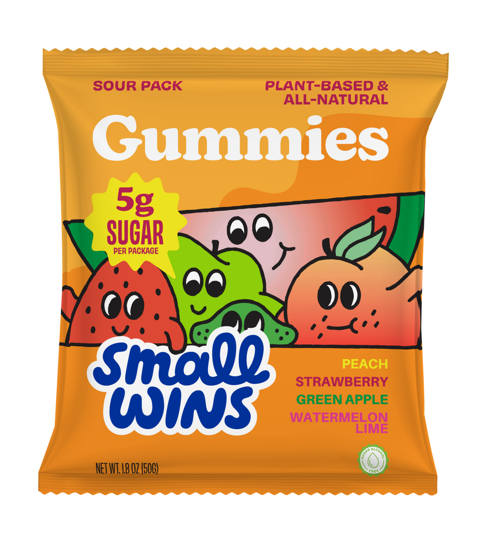 Sour Mix Organic All Natural Gummies Small Wins Candy